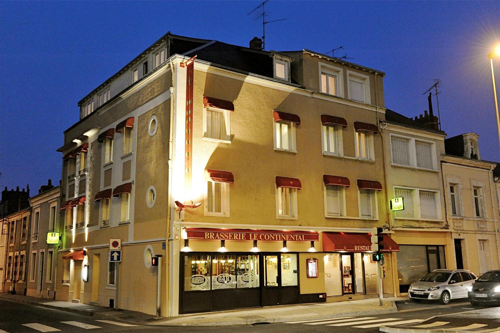 Logis Hotel Le Continental Шатору Екстер'єр фото