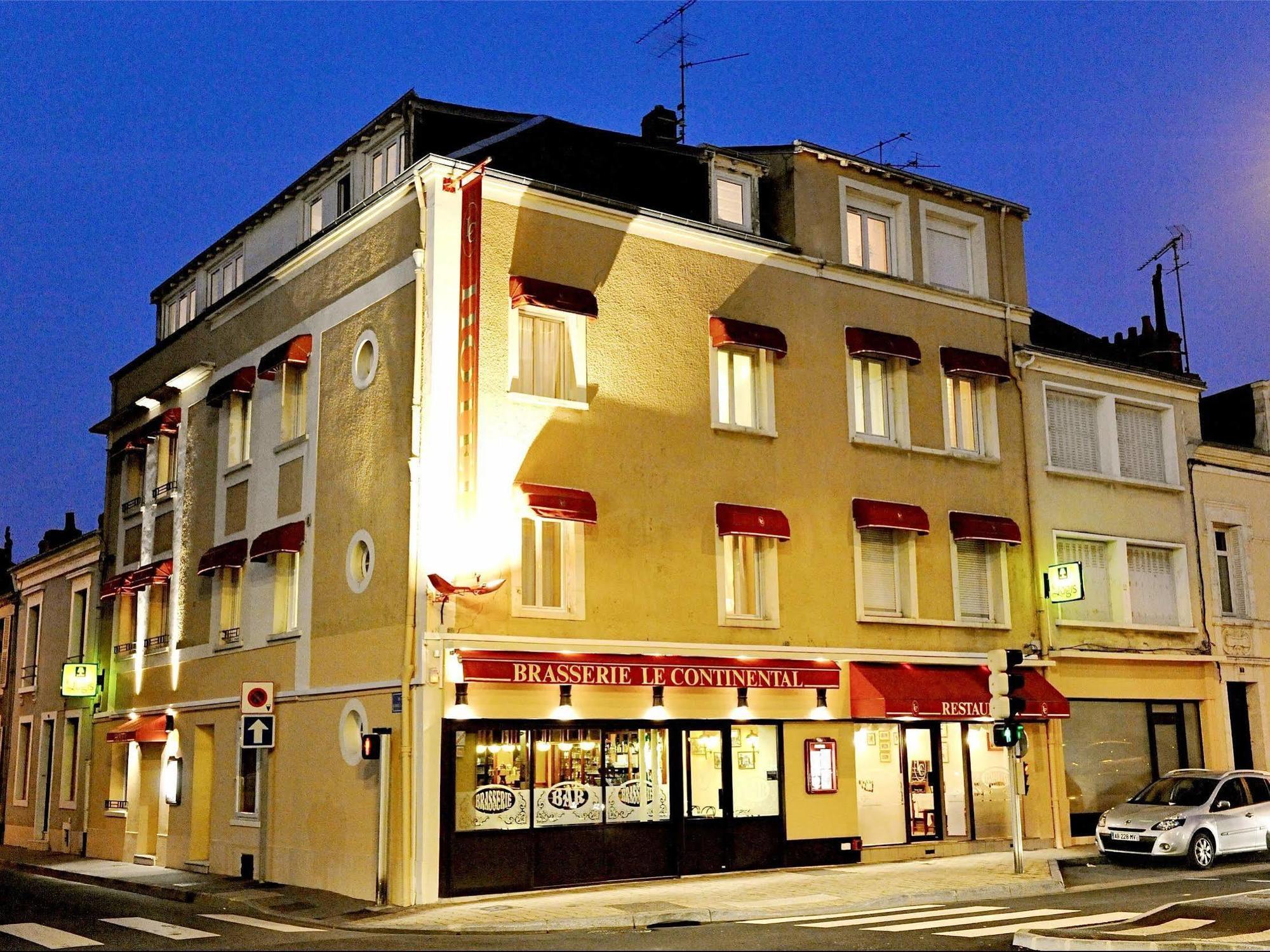 Logis Hotel Le Continental Шатору Екстер'єр фото